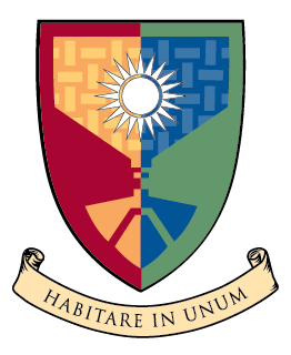 Hill crest and motto