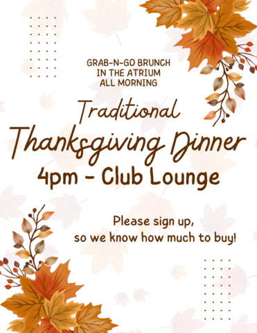 Thanksgiving in Hill - 11/24 at 4pm
